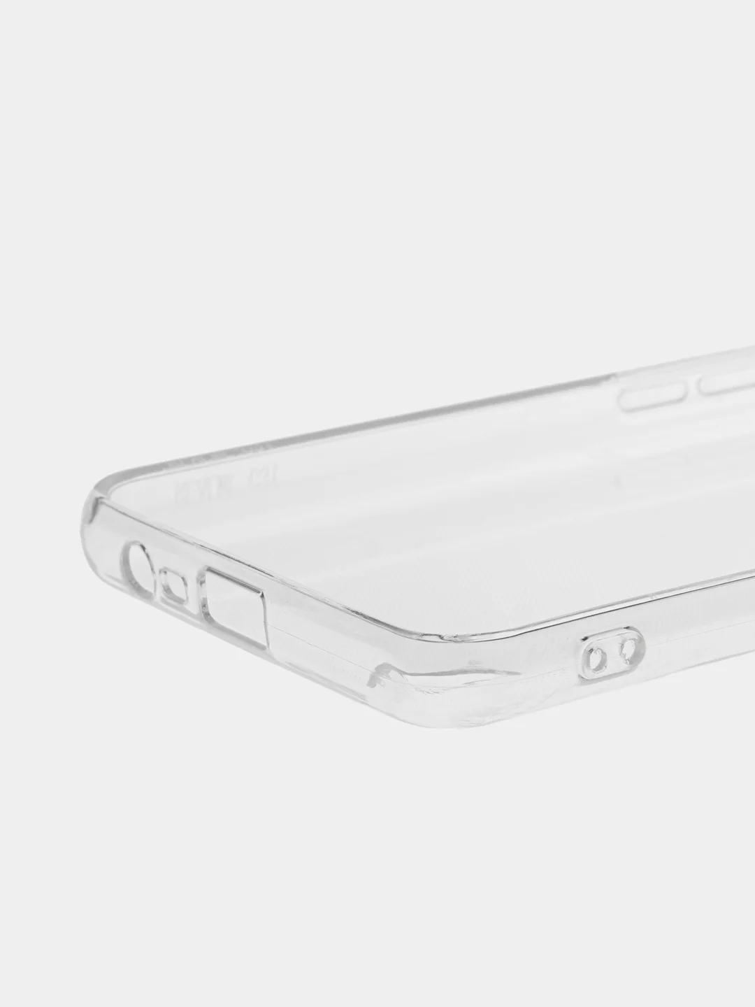 Серый меланж силиконовый чехол для Realme C31 (Реалми С31), прозрачный
