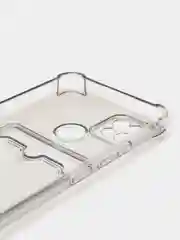 Черный чехол для Realme C25, С30, С31, С11, С21, с визитницей, антишок углами
