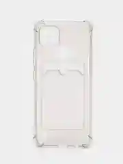 Черный чехол для Realme C25, С30, С31, С11, С21, с визитницей, антишок углами