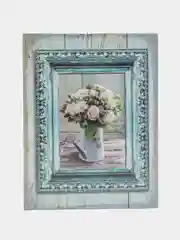 Тёмно-бирюзовый фотоальбом 100 фото, 10х15, "Цветы", твёрдая обложка
