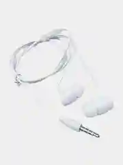 Белый наушники проводные Earphones Bass L29, вакуумные, с микрофоном, длина 1,2 м