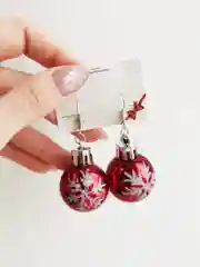 Серьги новогодние "ёлочные шарики"
