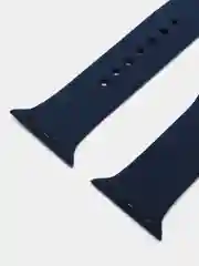 Темно-синий силиконовый ремешок для Apple Watch 38-40-41 мм, 42-44-45 мм, размеры S, M, спортивный