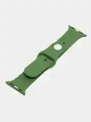 Тёмно-зелёный силиконовый ремешок для Apple Watch 38-40-41 мм, 42-44-45 мм, размеры S, M, спортивный