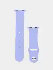 Лавандовый силиконовый ремешок для Apple Watch 38-40-41 мм, 42-44-45 мм, размеры S, M, спортивный