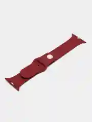 Бордовый силиконовый ремешок для Apple Watch 38-40-41 мм, 42-44-45 мм, размеры S, M, спортивный