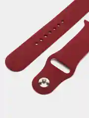 Бордовый силиконовый ремешок для Apple Watch 38-40-41 мм, 42-44-45 мм, размеры S, M, спортивный