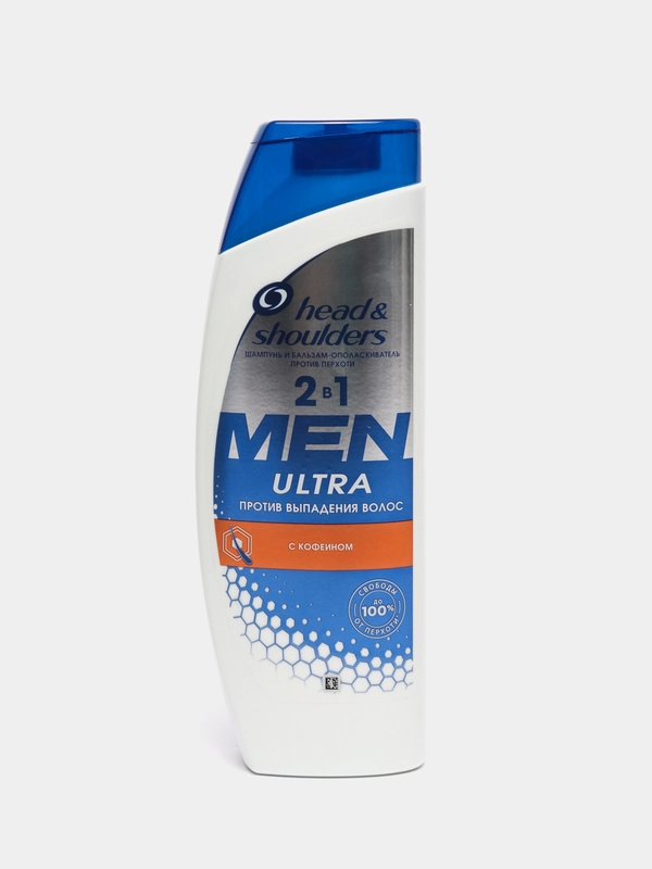 Шампунь 2 в 1 Men ultra "Против выпадения волос", с кофеином, 400 мл
