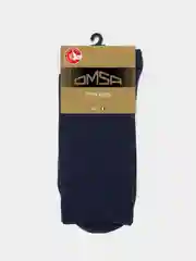 Синий носки мужские OMSA 203 классические высокие однотонные
