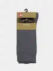 Серый носки мужские OMSA 203 классические высокие однотонные