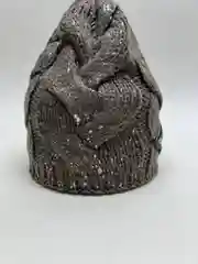 Коричневый женская шапка "Кунжут", двухслойная