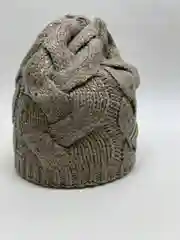 Бежевый женская шапка "Кунжут", двухслойная