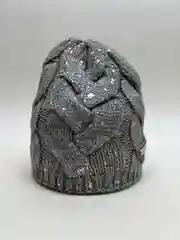 Серый женская шапка "Кунжут", двухслойная