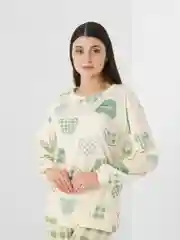 Зелёный хаки пижама женская