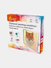 Картина стразами (алмазная мозаика) 20*20см, ОСТРОВ СОКРОВИЩ "Восточная лисица"