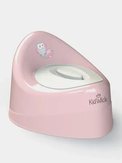 Розовый горшок детский туалетный Kidwick "Ракушка"