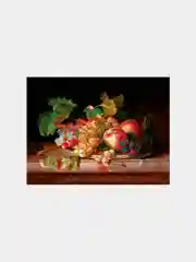 Картина стразами (алмазная мозаика) 30*40 см, ОСТРОВ СОКРОВИЩ "Натюрморт", на подрамнике