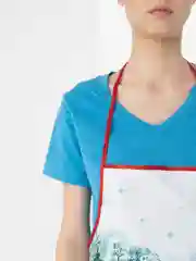 Морской новогодний фартук, кухонный