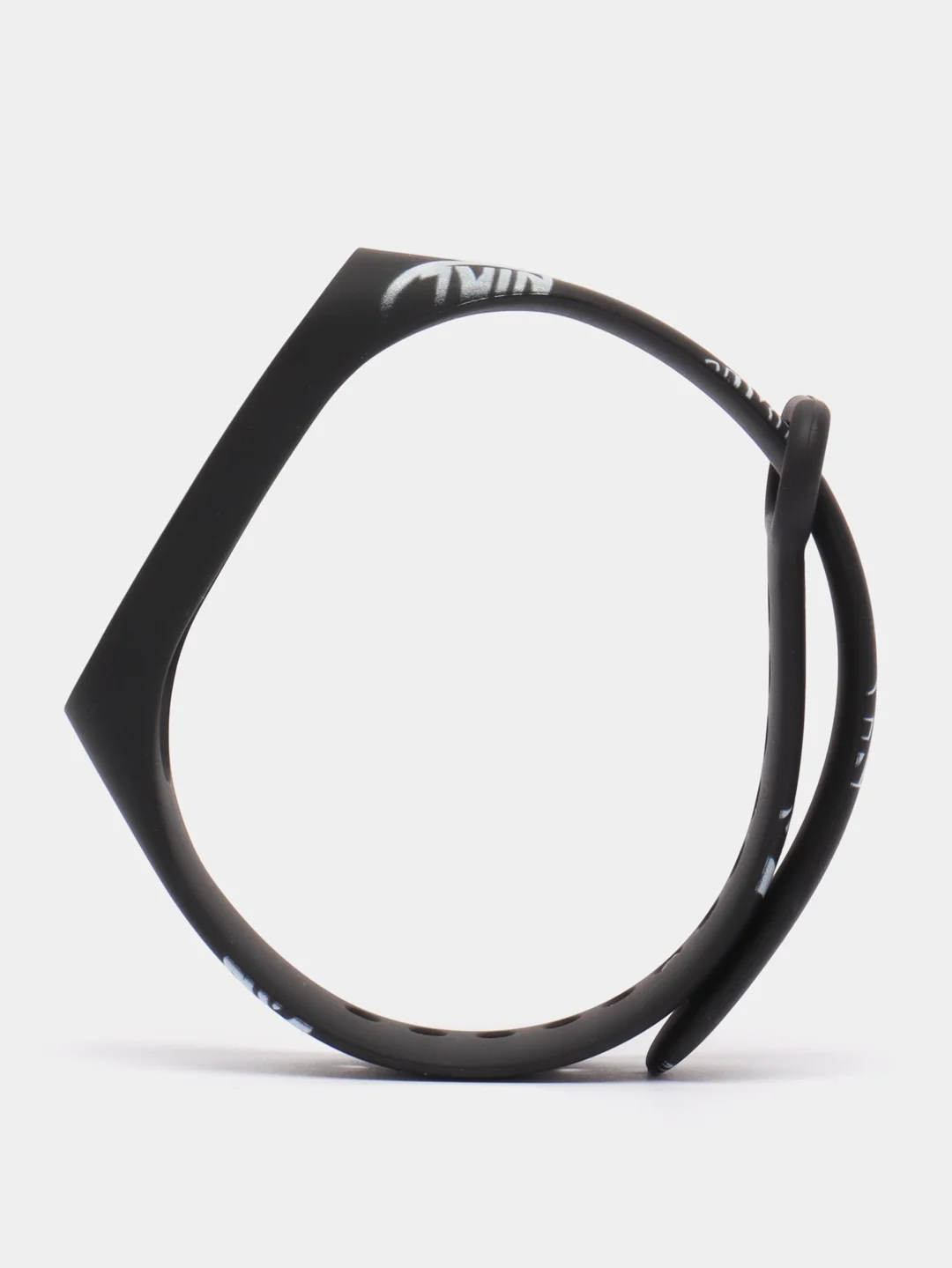 Алый силиконовый ремешок с принтом для Xiaomi Mi Band 7 / 3 / 4 / 5 / 6