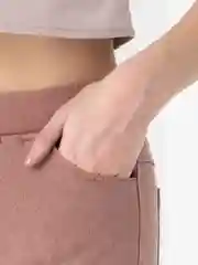 Бежевый меланж джеггинсы женские