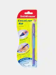 Ручка шариковая ErichKrause® ErgoLine® Kids, цвет чернил синий (в блистере по 1 шт.)
