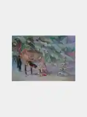 Картина стразами (алмазная мозаика) 40 x 50 см, Остров сокровищ "Девочка в лесу"
