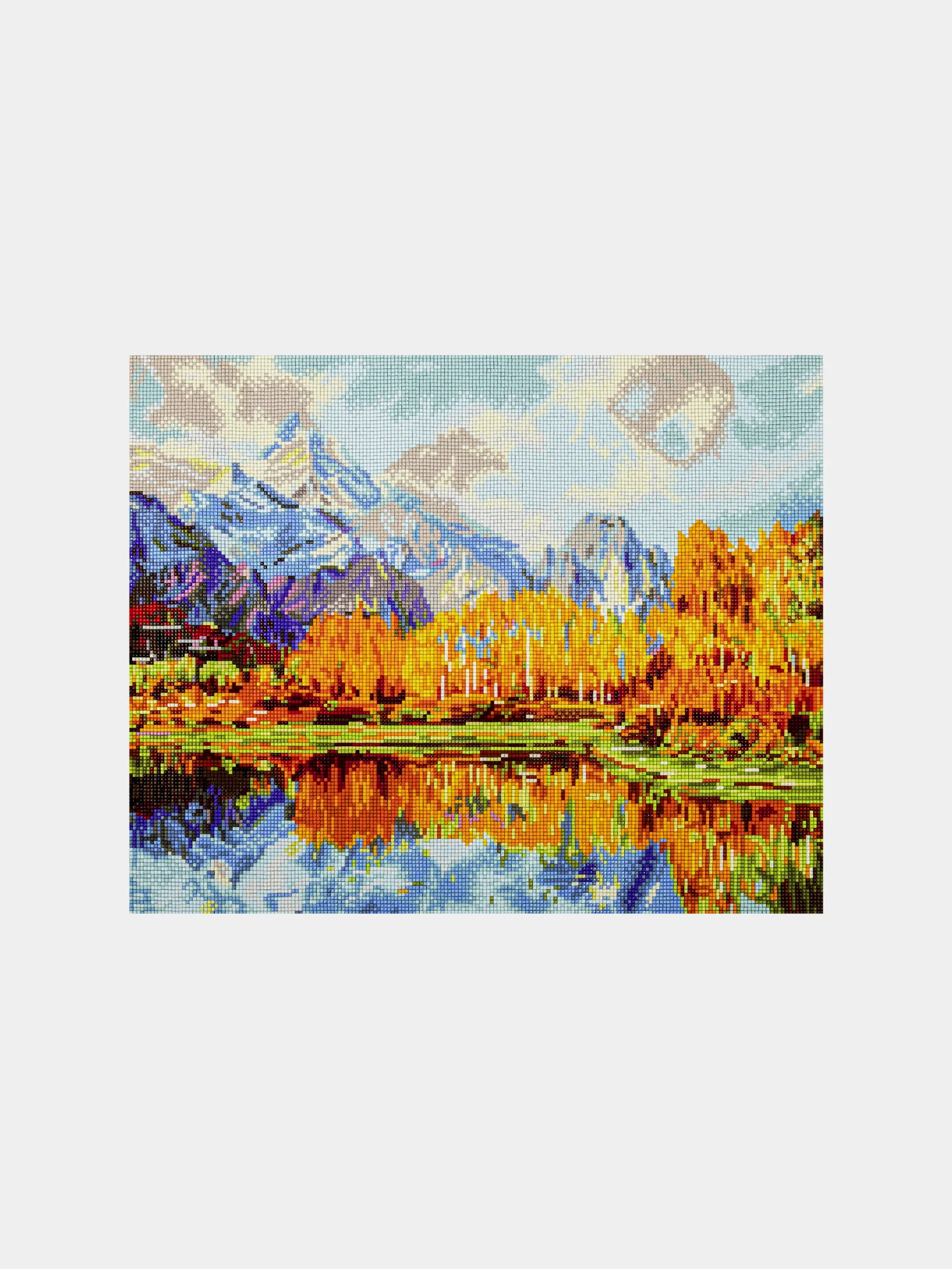 Картина стразами (алмазная мозаика) 40 x 50 см, Остров сокровищ "Звенящая тишина"