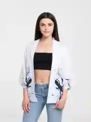 Алый кимоно японское "Хаори"