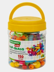 Конструктор Pop-Beads для творчества и игр, 150 бусин, браслеты, кольца, Brauberg Kids