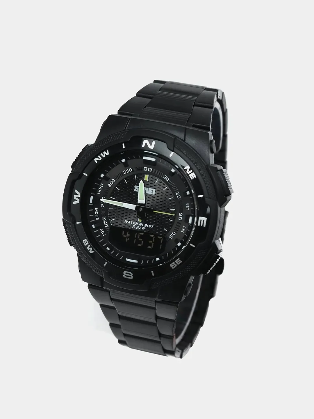 Мужские часы наручные электронные SKMEI 1370 black