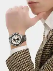 Белый часы мужские наручные кварцевые Curren 8023