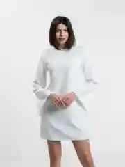 Белый платье женское короткое прямое с расклешенными рукавами, школьное, свободными,коричневое