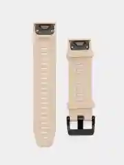 Бежевый ремешок на часы GARMIN/Гармин/феникс ремешки/garmin ремешки для часов/ремешок гармин 22мм