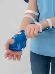 Синий детский комплект защиты для роликов, скейтборда