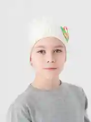 Белый шапка детская, на подкладе