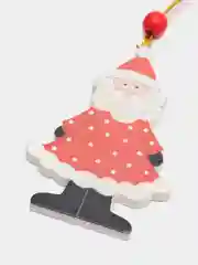 Серый металлик новогодняя ёлочная игрушка из дерева, Подвеска - украшение на ёлку