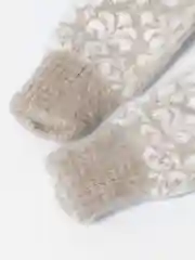 Карамельный варежки женские тёплые зимние