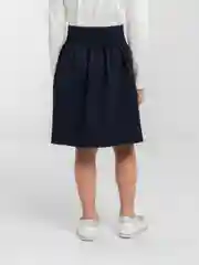 Синий школьная юбка для девочек
