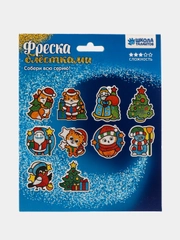 Новогоднее украшение своими руками, фреска, 15 х 10 см