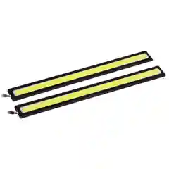 Черный new GALAXY Дневные ходовые огни, LED 28шт, метал. корп., 170мм, 12V, белый, 2шт.