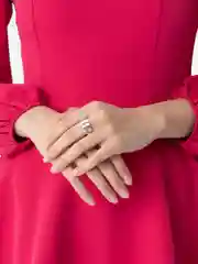 Серебряный безразмерное кольцо "Grace", регулируемый размер