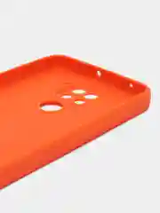 Оранжевый чехол для Xiaomi Redmi Note 9 (Сяоми Редми Нот 9 / Ноут 9), прозрачный