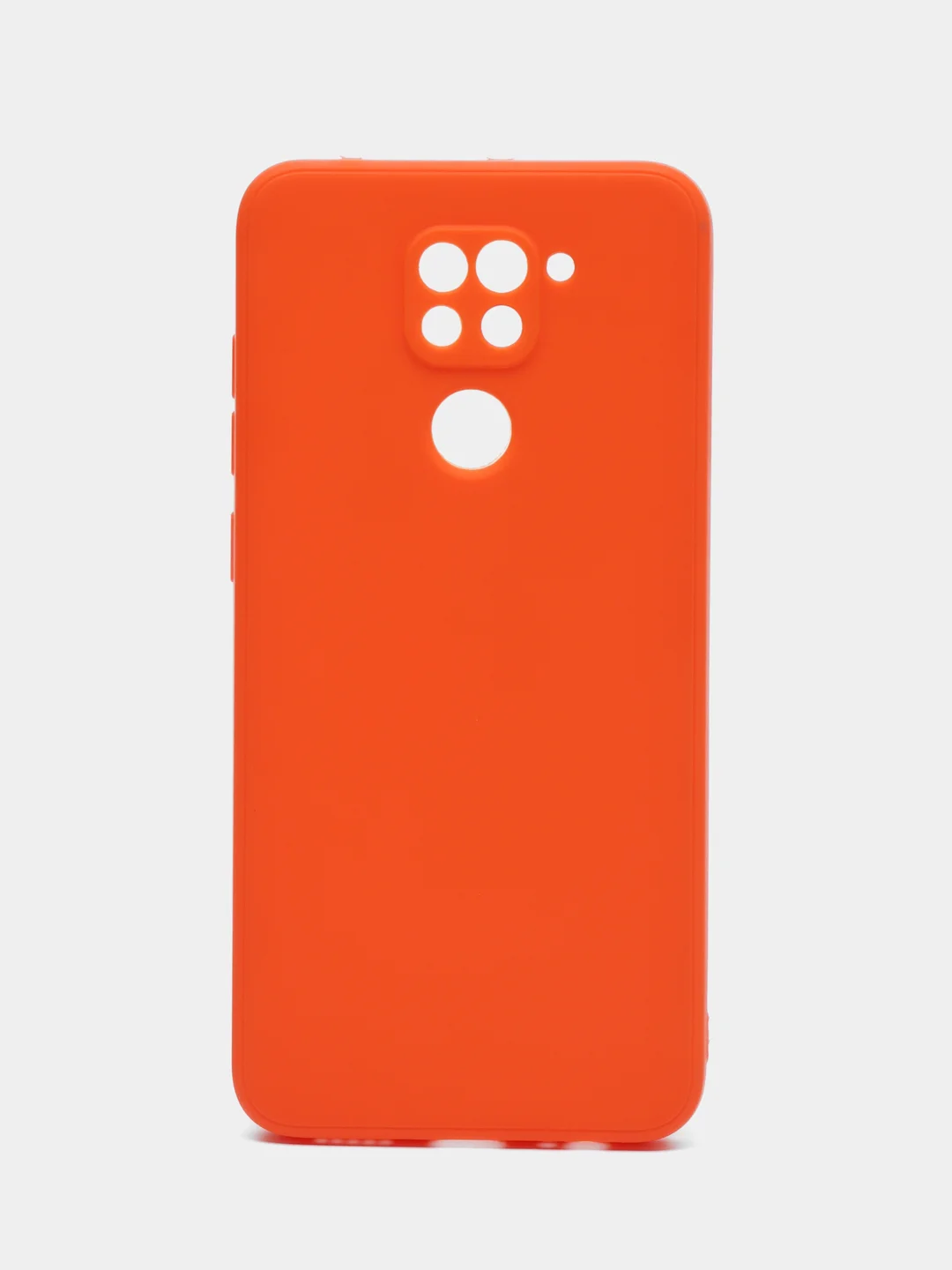 Оранжевый чехол для Xiaomi Redmi Note 9 (Сяоми Редми Нот 9 / Ноут 9), прозрачный