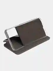 Серый чехол-книжка для Xiaomi Poco M5 4G / Poco M4 5G (Сяоми Поко М5 4Г / М4 5 джи)