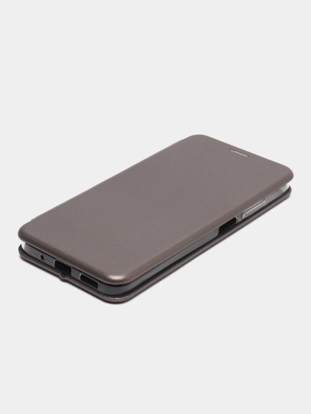Серый чехол-книжка для Xiaomi Poco M5 4G / Poco M4 5G (Сяоми Поко М5 4Г / М4 5 джи)