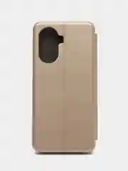 Золотой чехол-книжка для Huawei Nova Y71 /Y70 / Y70 Plus (Хуавей Нова у70 / у70 Плюс)