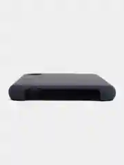 Индиго чехол для iPhone XR, 11, 12, 13, 14, Pro, Pro Max, силиконовый, с логотипом