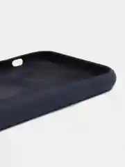 Индиго чехол для iPhone XR, 11, 12, 13, 14, Pro, Pro Max, силиконовый, с логотипом