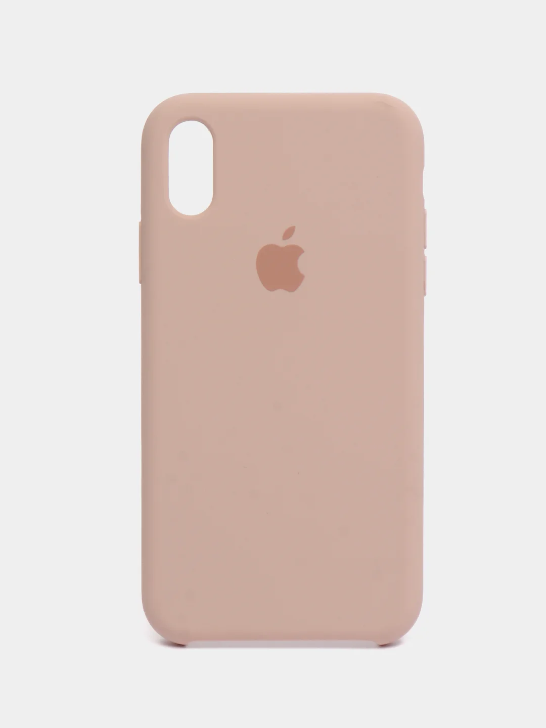 Пудровый чехол для iPhone XR, 11, 12, 13, 14, Pro, Pro Max, силиконовый, с логотипом