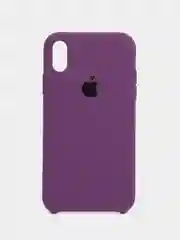 Пурпурный чехол для iPhone XR, 11, 12, 13, 14, Pro, Pro Max, силиконовый, с логотипом